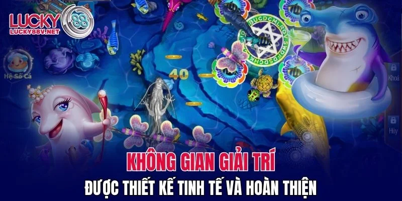 Không gian giải trí được thiết kế tinh tế và hoàn thiện