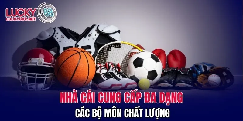 Nhà cái cung cấp đa dạng các bộ môn chất lượng